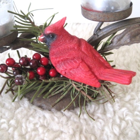 Cardinal Candle Holder - Picture 2 of 6